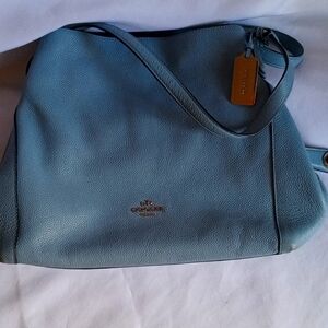 Coach purse baby blue